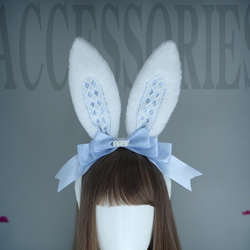 Băng Đô Tai Thỏ Dài Phong Cách Lolita
