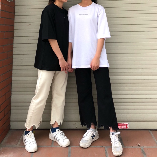 Quần jeans gấu sóng (trắng kem, đen) | BigBuy360 - bigbuy360.vn