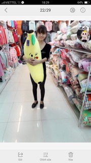 Ôm chuối 1m1