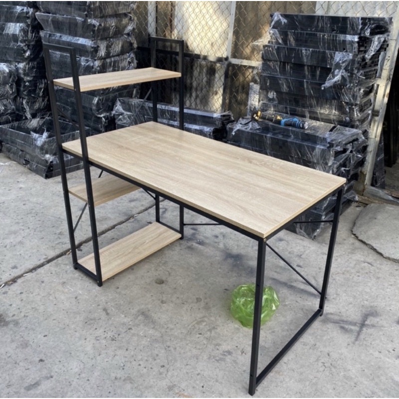 Bàn làm việc 3 kệ đựng PC ,đồ đạc tiện lợi size 1m2x60x75 - Tháo ráp tiện lợi