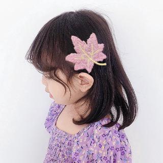 Kẹp Tóc Hình Lá Phong Phong Cách Hàn Quốc