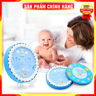 [Hàng Chuẩn Loại 1] Bộ in dấu chân vân tay lưu dữ kỷ niệm cho em bé yêu []