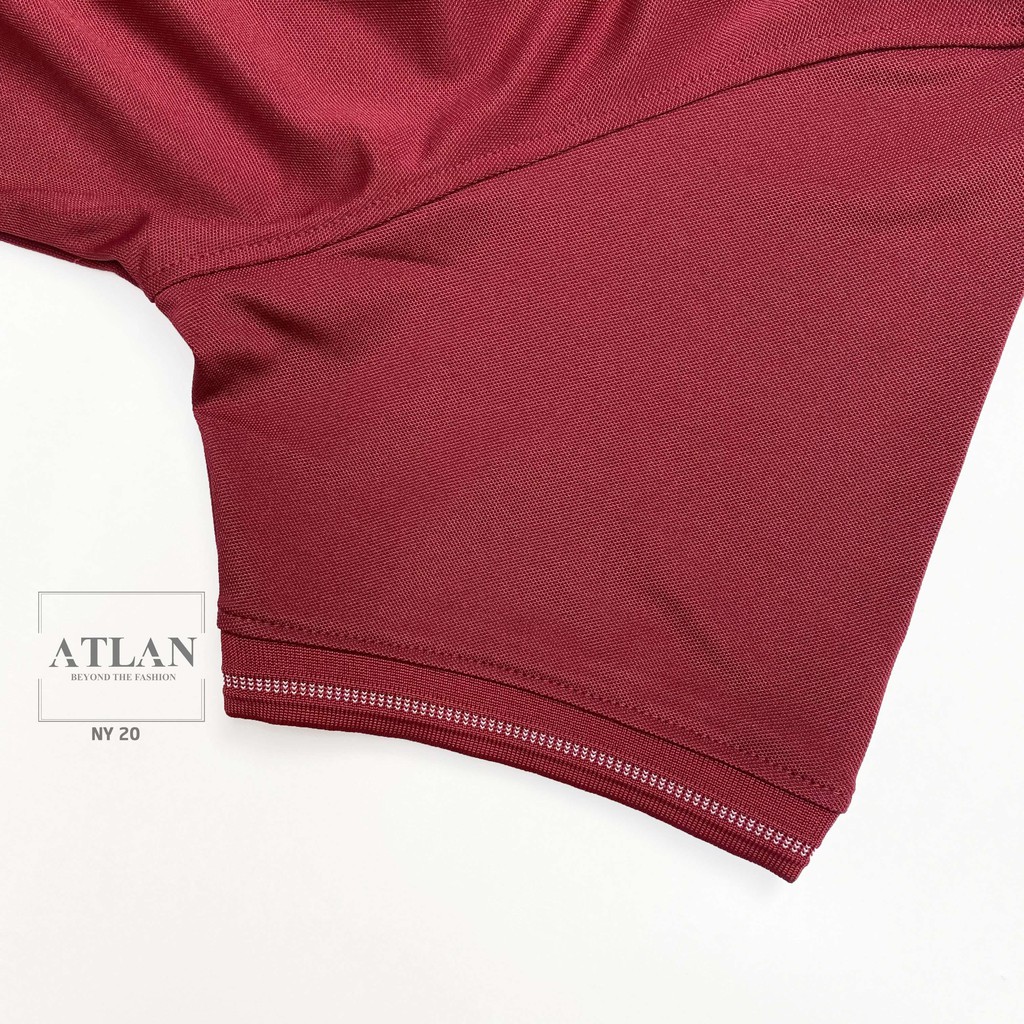 Áo Ngắn Tay Nam 💖 𝘍𝘳𝘦𝘦𝘴𝘩𝘪𝘱 💖  Áo Polo Đỏ Đô Bo Dệt Chéo Trắng -  NY20 | BigBuy360 - bigbuy360.vn