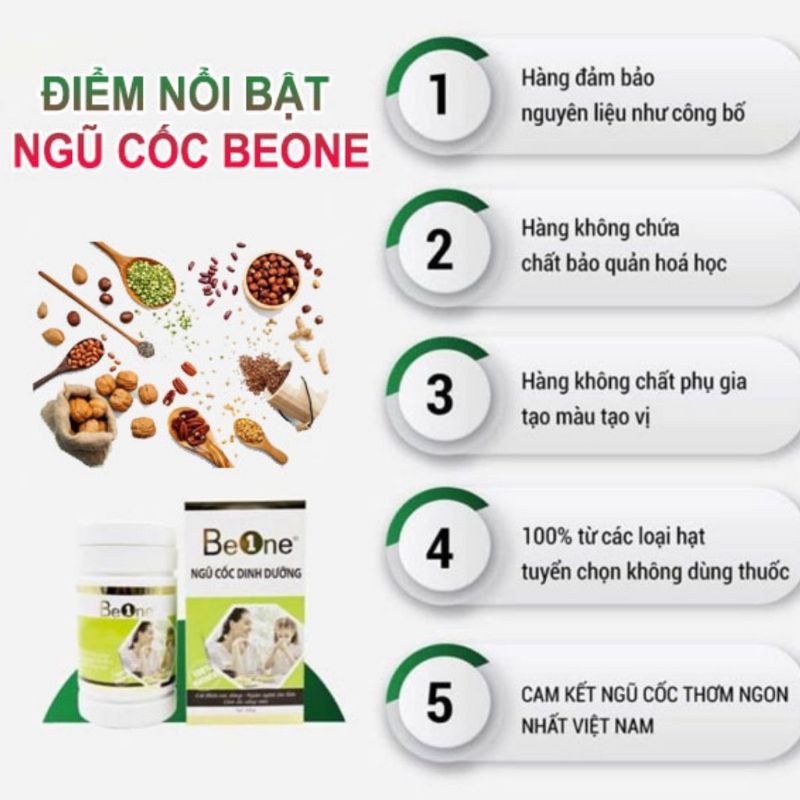 Ngũ Cốc Dinh Dưỡng BE ONE date tháng 11/2022- Tăng cân - Lợi sữa - Đẹp da