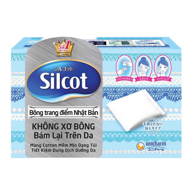 Bông tẩy trang SILCOT 82miếng/ 66miếng