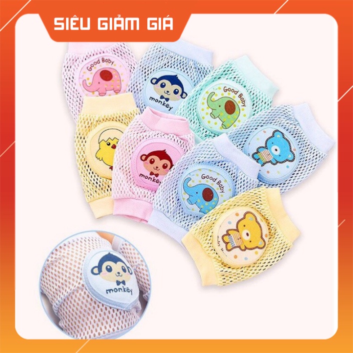 Bọc đầu gối lưới cho bé tập bò, tập đi, đồ dùng an toàn cho bé, đồ bảo vệ đầu gối, đồ cho bé tập đi TINCISHOP