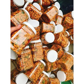 [freeship + tặng cơm cháy chiên mắm][1kg khô gà lá chanh ngon ]