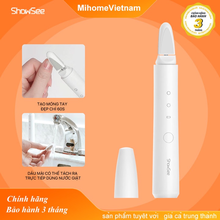 Máy Mài Móng Cầm Tay Xiaomi Showsee B2-W   - Máy Dũa Móng Tay  - Dùng Cho Người Lớn