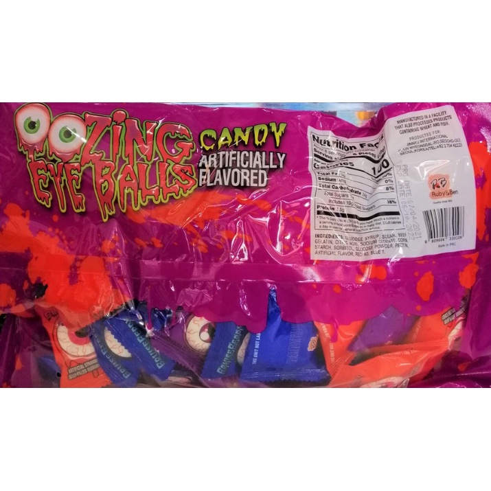 Kẹo Dẻo Con Mắt Nhân Mức Hỗn Hợp Ruby&Ben Marshmallows Candy