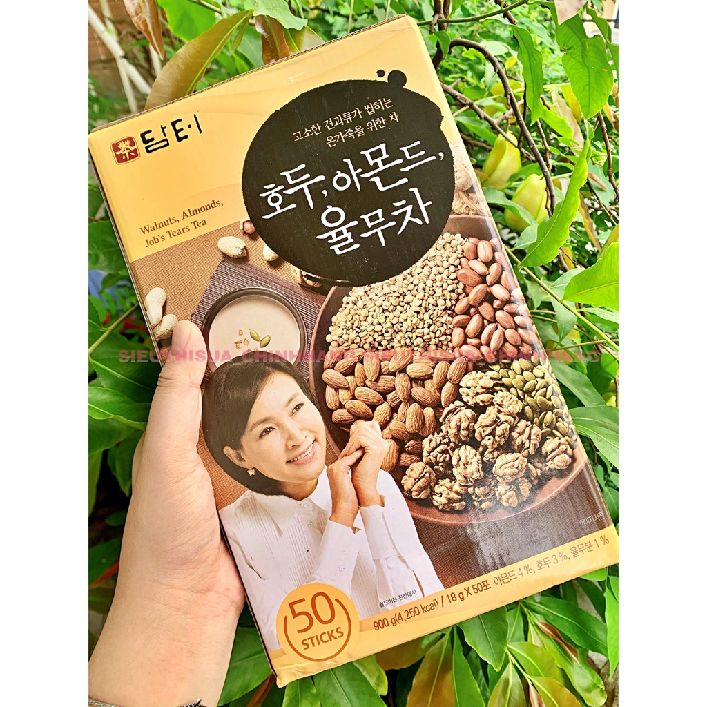 [FREESHIP] - Bột ngũ cốc dinh dưỡng Hàn Quốc Damtuh - Hộp 900g/18g x 50 gói