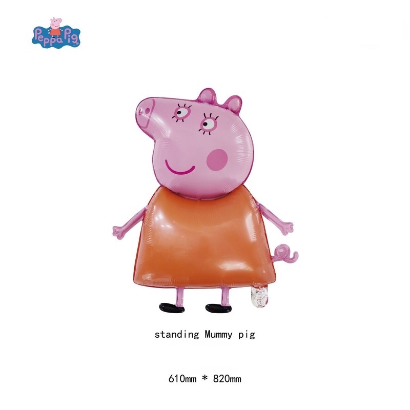 Bong bóng nhôm hình heo peppa 3D xinh xắn