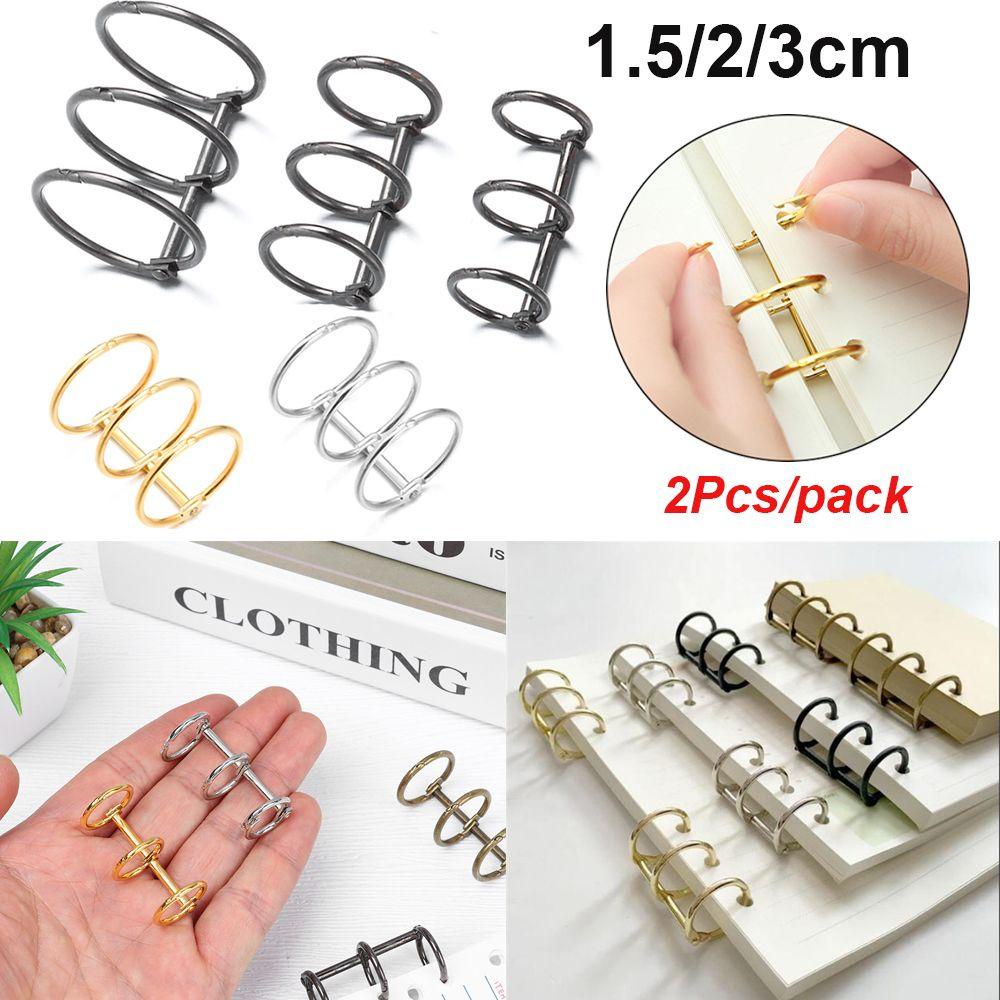 RAINBOW Set 2 Bìa Đựng Hồ Sơ 3 Lỗ Dạng Xoắn Ốc