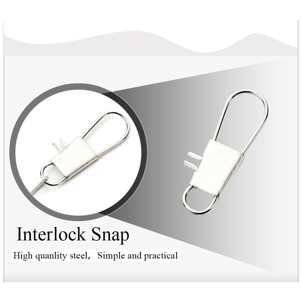 MYRONGVN Set 10 Dây Thép Móc Mồi Câu Cá An Toàn