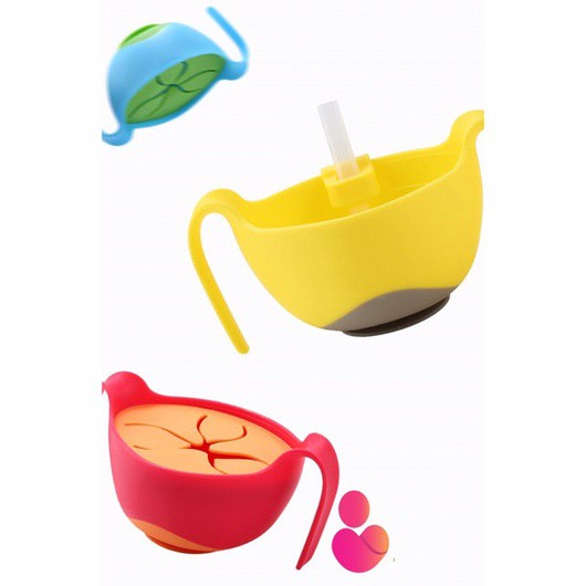 Bát Ăm Dặm Chống Đổ , Cốc Tập Uống Silicone Misuta Cho Bé