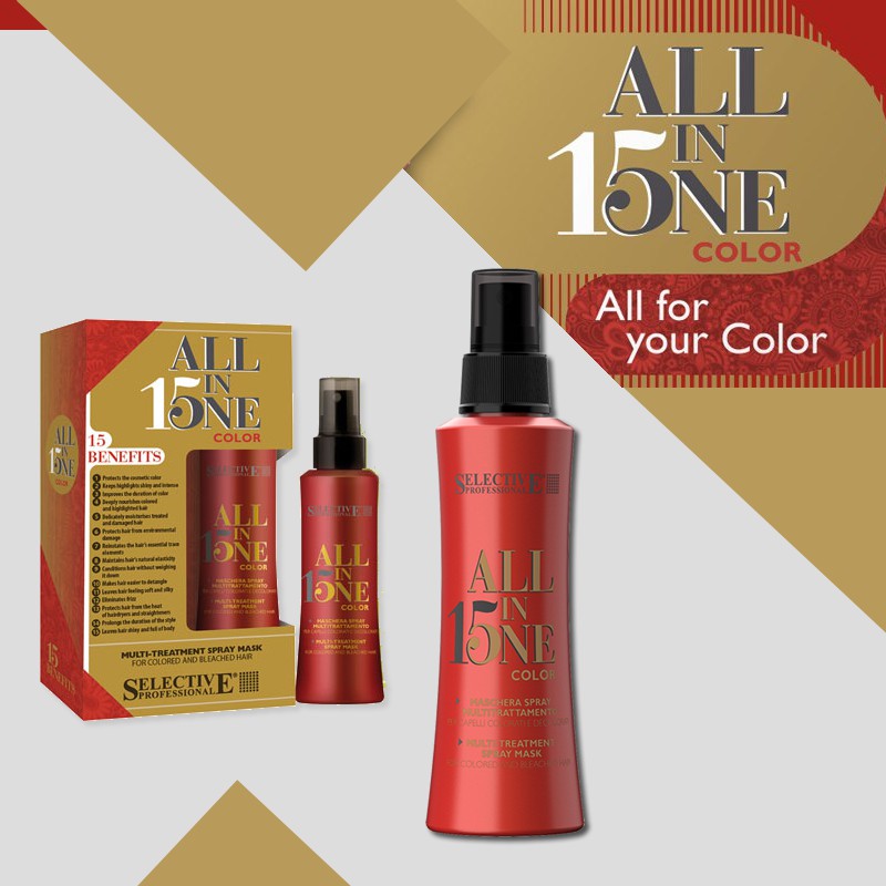 Xịt dưỡng 15 trong 1 Selective All In One Color 150ml