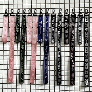 Dây móc khóa thêu hình các thành viên nhóm nhạc KPOP EXO