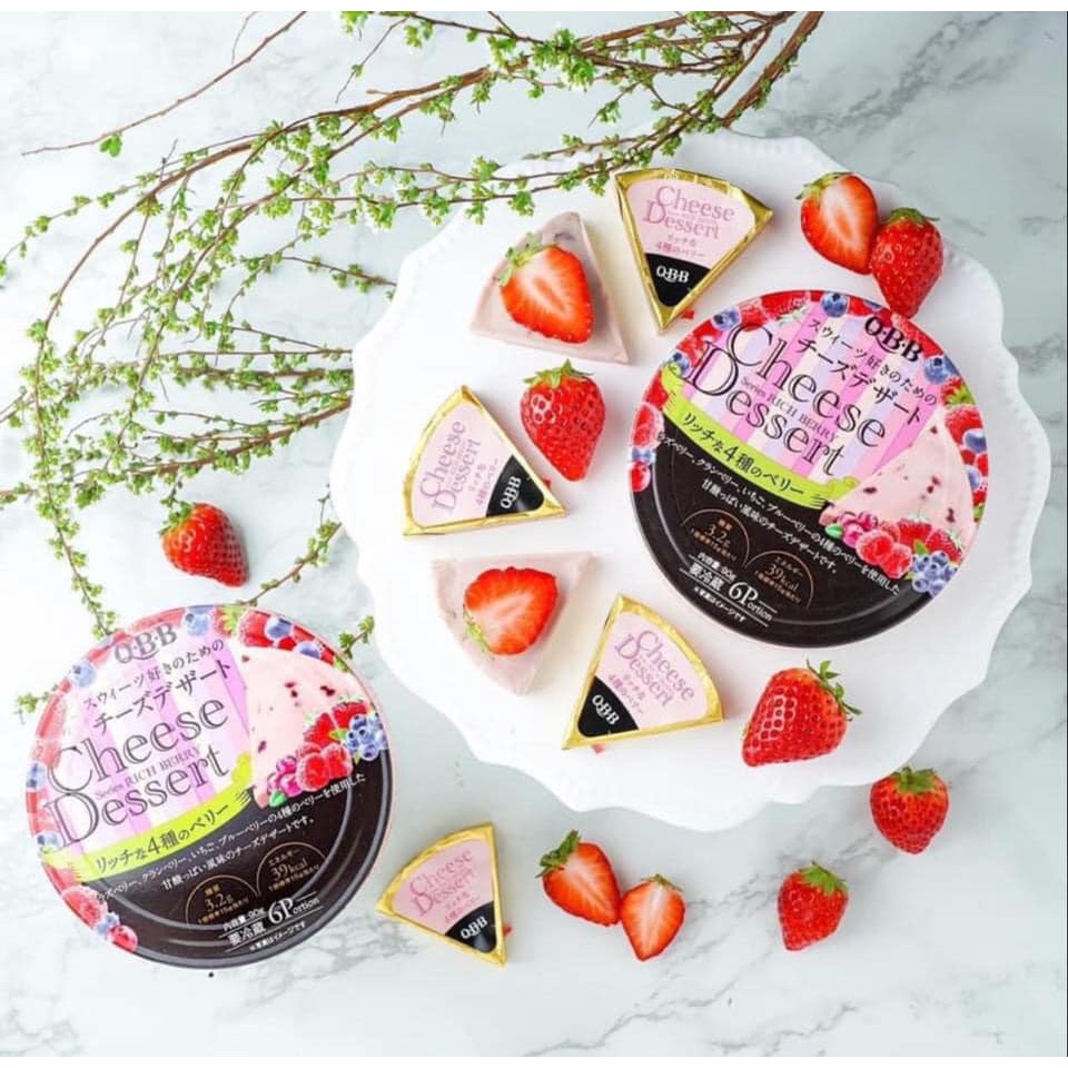 Phomai QBB Nhật Bản 90G Phomai Hoa Quả Xay Nhuyễn Không Đường Bổ Sung Canxi Đạm Chất Béo Cho Bé Ăn Dặm Tiêu Hóa