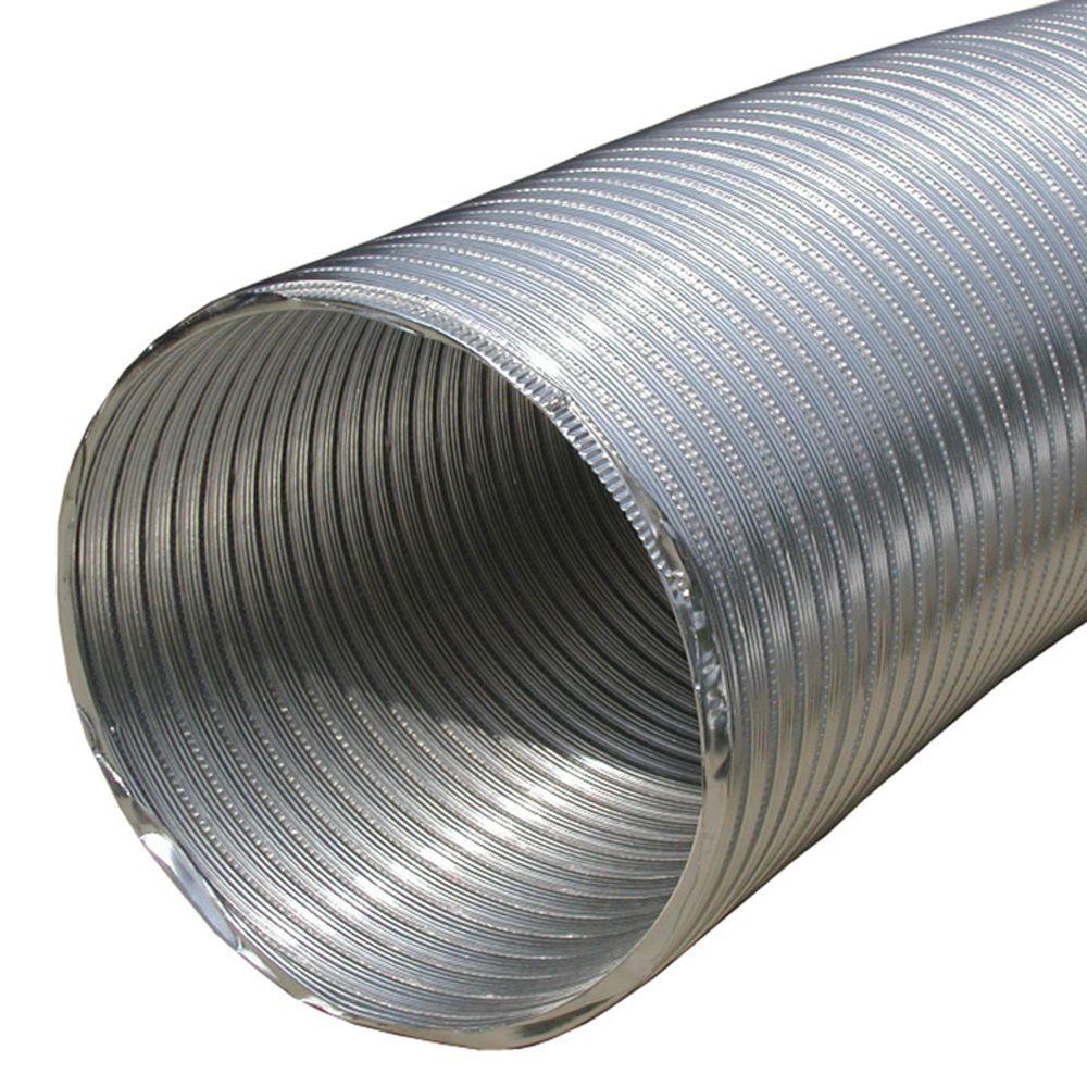 Ống nhôm nhún Định hình. Ống nhôm cứng D100 D125 D150 Chống cháy Đoạn dài 3m