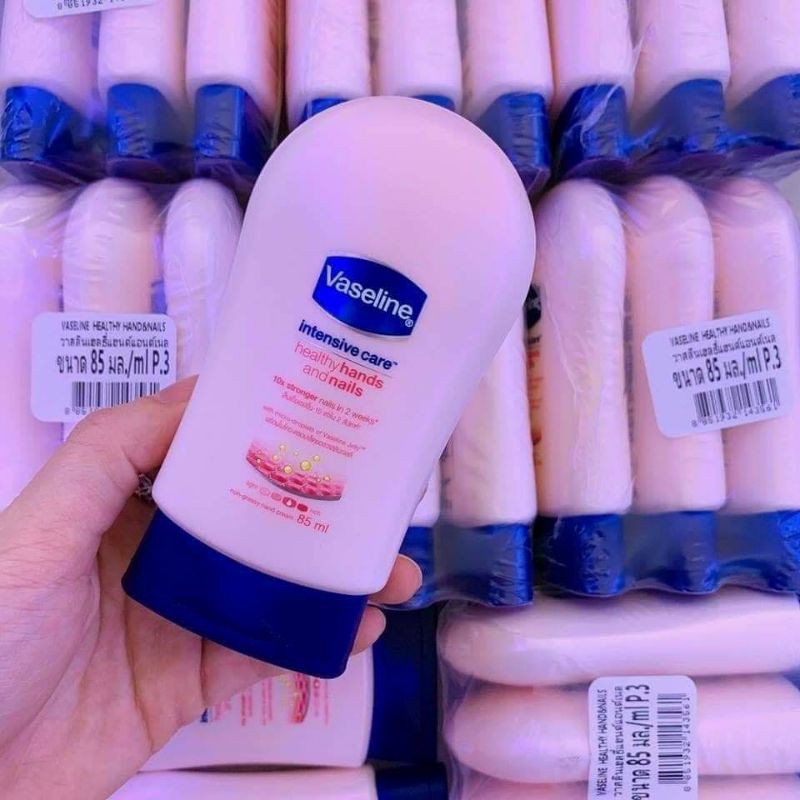 Kem dưỡng da tay và móng tay Vaseline Intensive Care 85gr