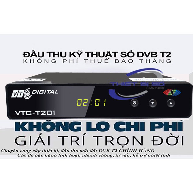 Đầu thu kĩ thuật số DVB T2 VTC T201