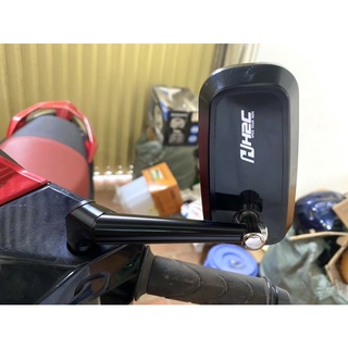 1 CHIẾC GƯƠNG GẬP XOAY H2C hãng MA RACING KÍNH TRẮNG - LẮP CHÂN GƯƠNG XE MÁY CỰC KỲ ĐẸP VÀ XỊN MỊN THỜI TRANG