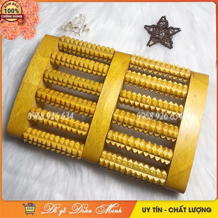 Bàn lăn massage chân FREE SHIP Dụng cụ mát xa chân 6 hàng đại (M7)