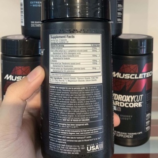 Hydroxycut Hardcore Elite, Hỗ trợ giảm mỡ, cắt nét