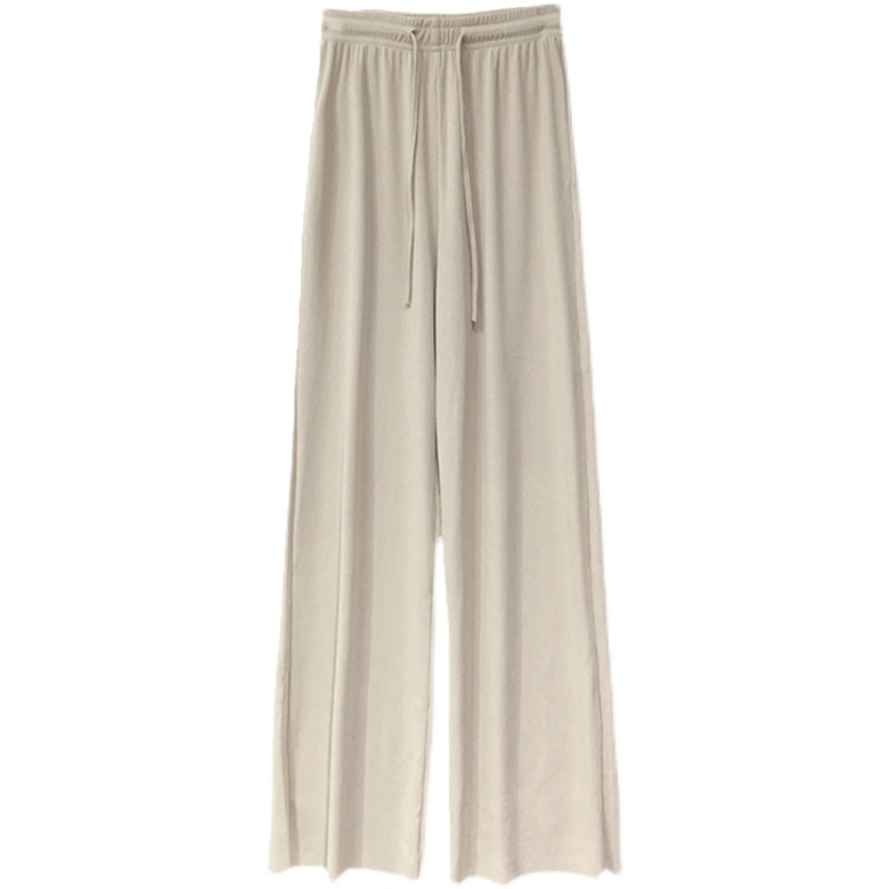 SUXI Quần Dài Lưng Cao Ống Rộng Màu Sắc Đơn Giản Có Size Lớn Cho Nữ