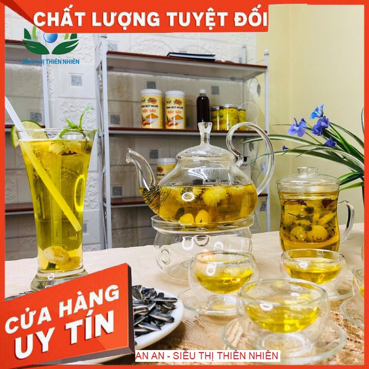 Hoa Cúc Vàng ⚡️ 𝐅𝐑𝐄𝐄 𝐒𝐇𝐈𝐏 ⚡️ hoa cúc mâm xôi, Loại 1 Cao Cấp, Tặng 2 Gói Trà Hoa Quả.