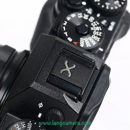 Hotshoe che chân flash máy ảnh Fujifilm Kim Loại khắc chữ X