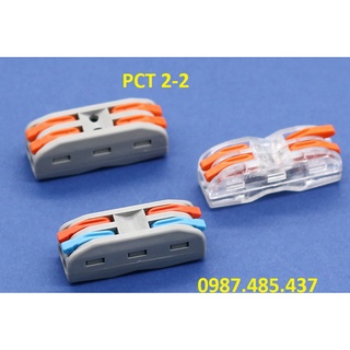 Cút nối nhanh dây điện pct2-2, pct2-3, pct212 -pct215
