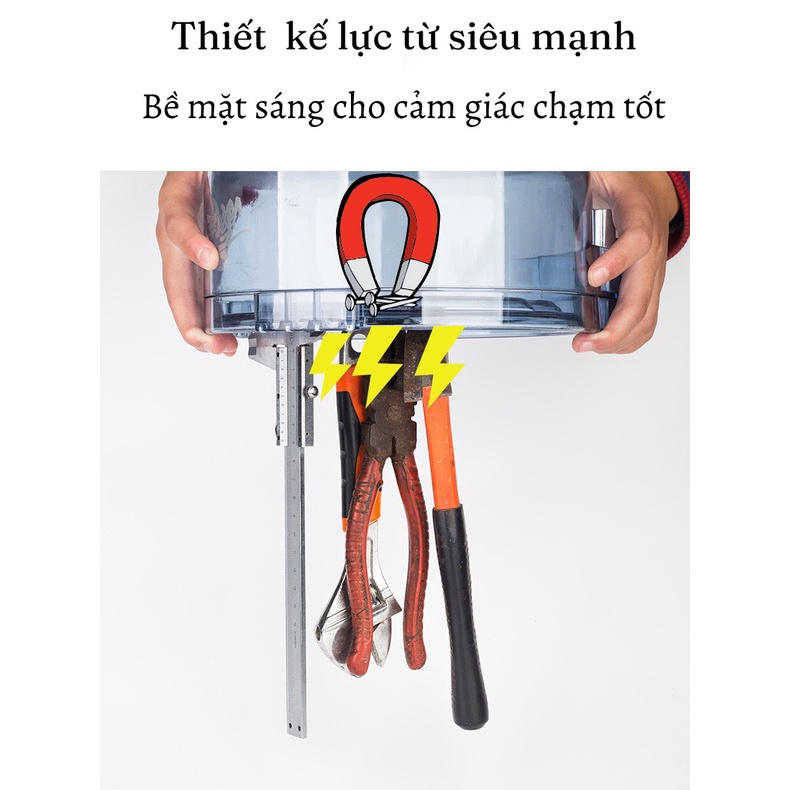 Khay trộn mồi , đựng mồi cao cấp Trong Suốt 3 tầng , cấu trúc 3 lớp siêu bền ,  xoay 360 độ thoải mái