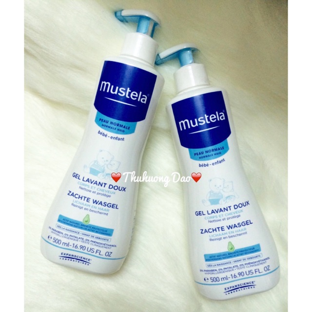 Sữa tắm gội trẻ em Mustela