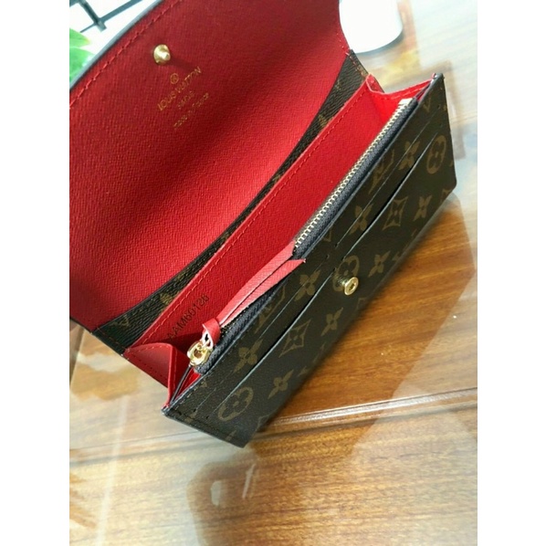Ví cầm tay Lv cúc bọc màu thời trang