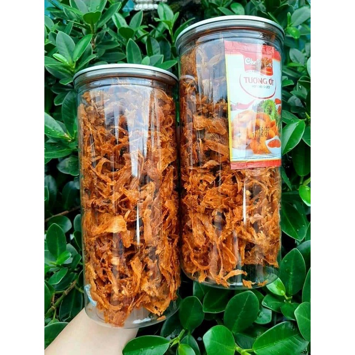 Mực Xé Tẩm Gia Vị Ăn Vặt Hũ 250g | BigBuy360 - bigbuy360.vn