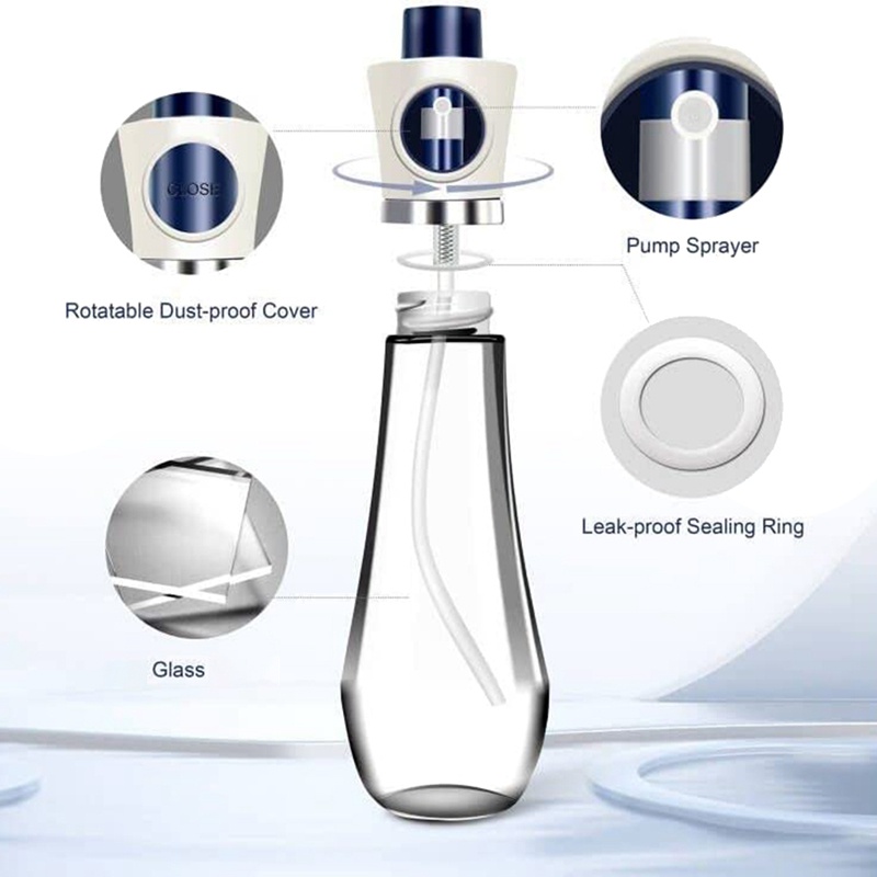 Bình Xịt Dầu Ăn / Giấm Bằng Kính Có Thể Đổ Đầy 230Ml