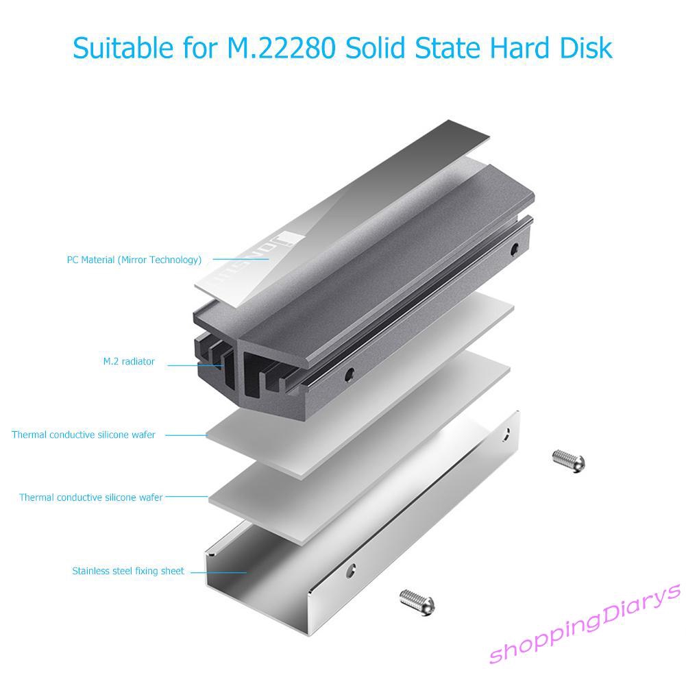 Bộ Tản Nhiệt Ssd Cho M.2 2280