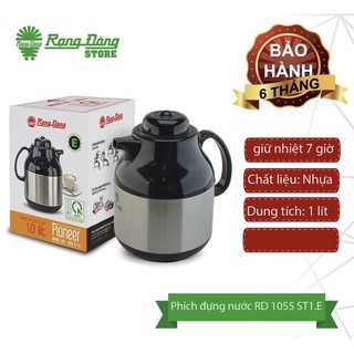 Ấm pha trà giữ nhiệt Rạng đông Inox 1055 ST1.E