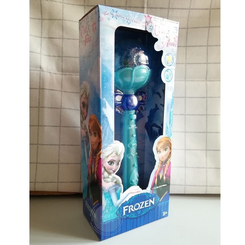 Gậy Đồ Chơi Có Đèn Led Phát Nhạc Hình Elsa Anna Trong Phim Frozen