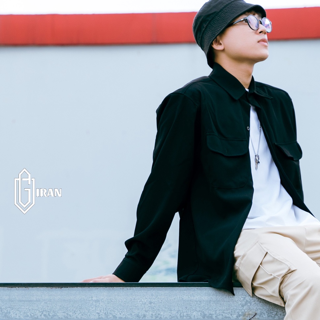 COMBO SET 2 MÓN | ÁO SƠ MI NAM CAO CẤP + ÁO THUN TRƠN VẢI DÀY | GIRAN