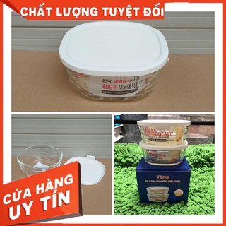 Bộ 2 hộp thuỷ tinh chịu nhiệt lock&lock
