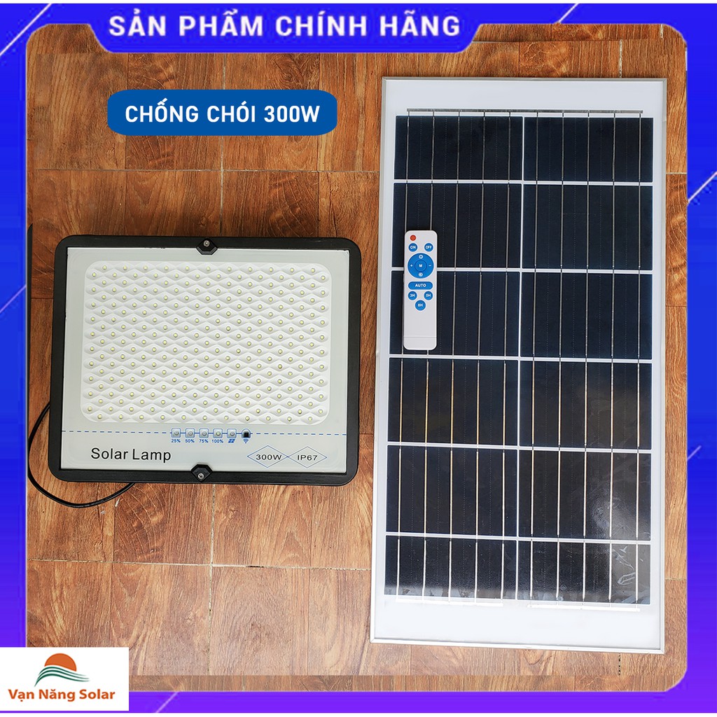 Đèn Pha Năng Lượng Mặt Trời - 50W 100W 200W 300W chống chói