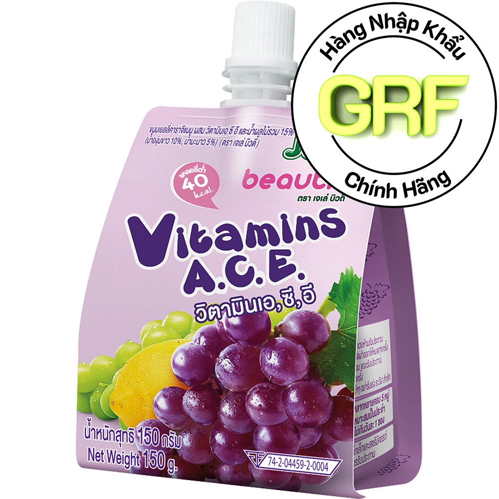 [CTKM GIÁ SỈ] Nước Ép Thạch Trái Cây Jele Beautie 150g - 10 Mùi DATE 4 2022 | BigBuy360 - bigbuy360.vn