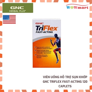 Viên uống hỗ trợ sụn khớp GNC TriFlex Fast-Acting 120 Caplets