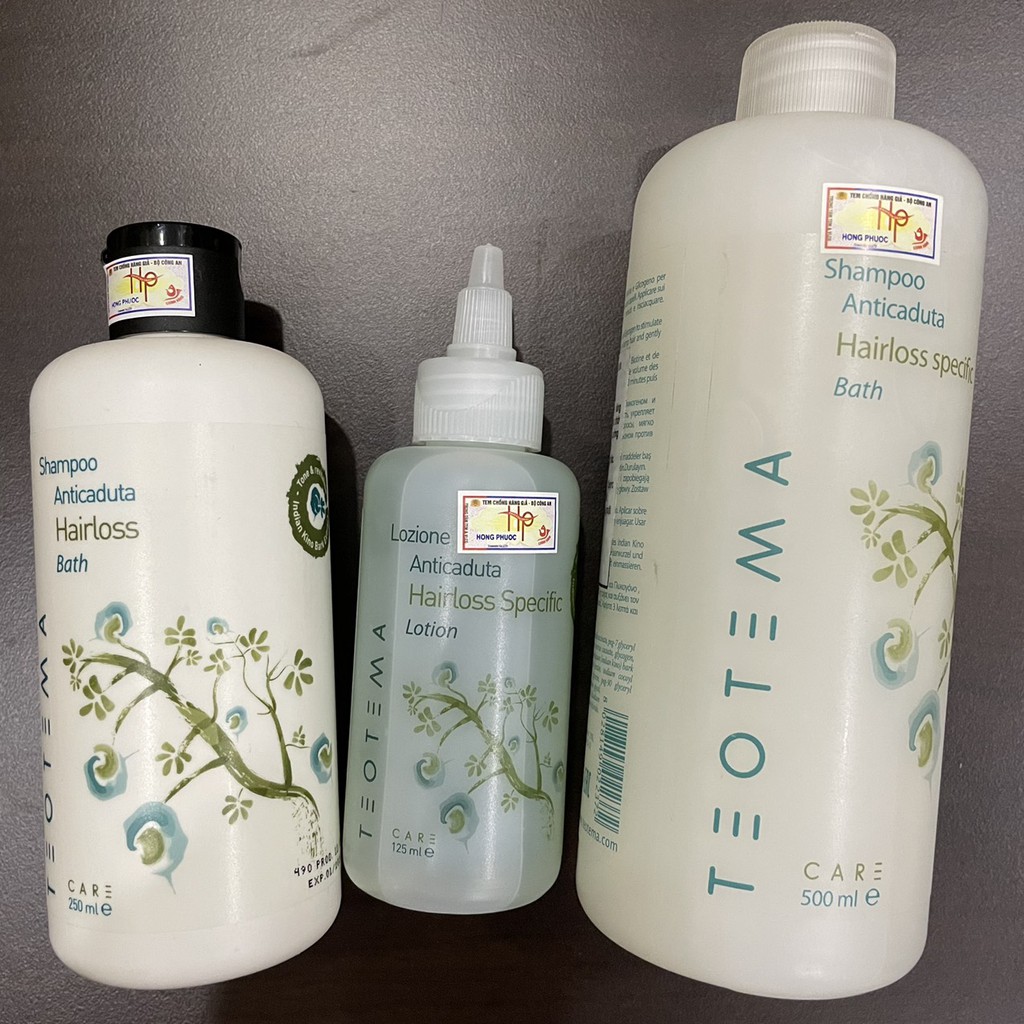 Combo chống rụng tóc Teotema Hairloss Specific Bath 500ml/125ml