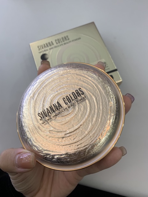phấn  nén siêu mịn Sivanna Colors 20g - kiềm dầu, sáng da, che khuyết điểm | BigBuy360 - bigbuy360.vn
