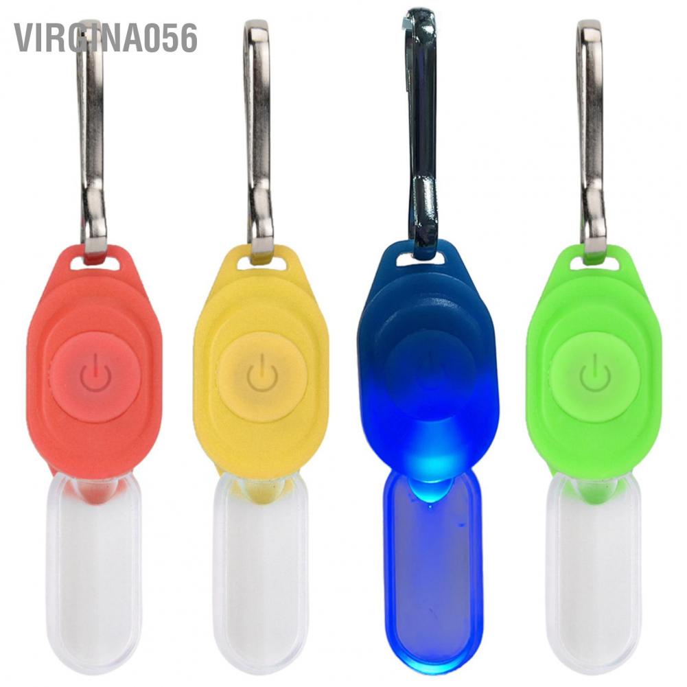 Virgina056 Virgina056 Đèn LED cho chó Vòng cổ phát sáng Mặt dây chuyền thú cưng có khóa Giữ an toàn