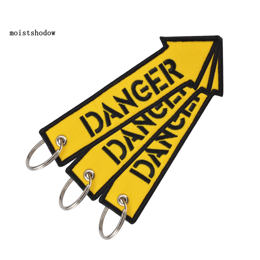 Móc khóa thêu hình Pilot danger ride hoặc Die Crew