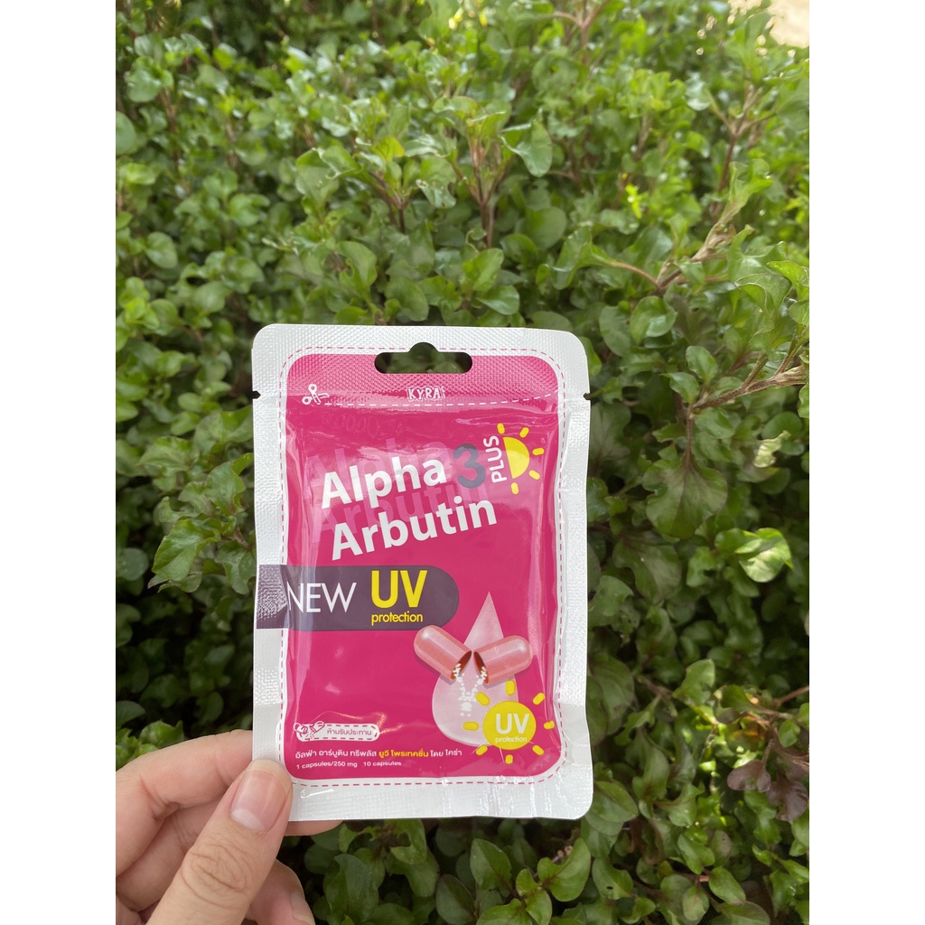 Viên kích trắng da chống nắng  ALPHA ARBUTIN  thái lanCHÍNH HÃNG