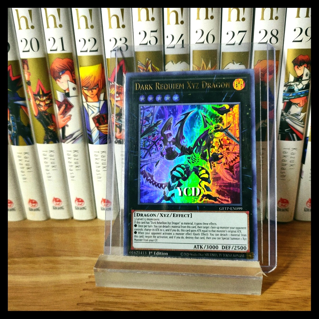 Thẻ bài yugioh chính hãng Dark Requiem Xyz Dragon – Ultra Rare